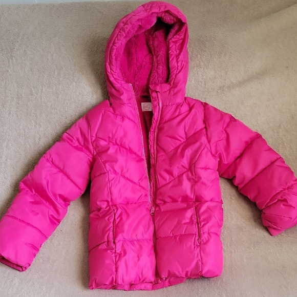Wonder Nation Pink Puffer Jacket for Kids - Picture 1 of 7